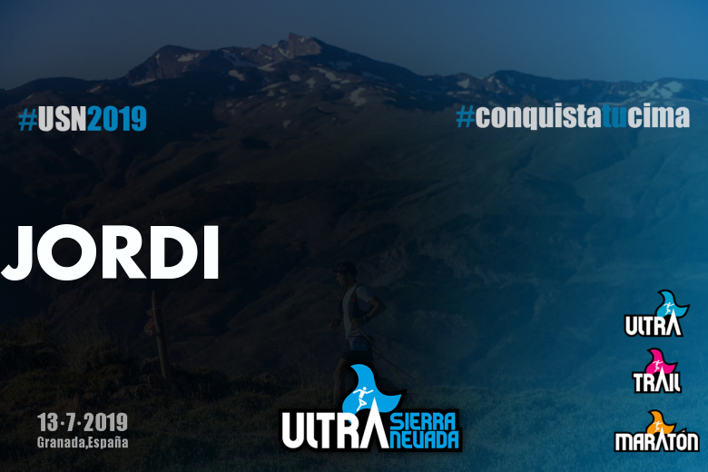 #ImGoing - JORDI (ULTRA SIERRA NEVADA  2019)