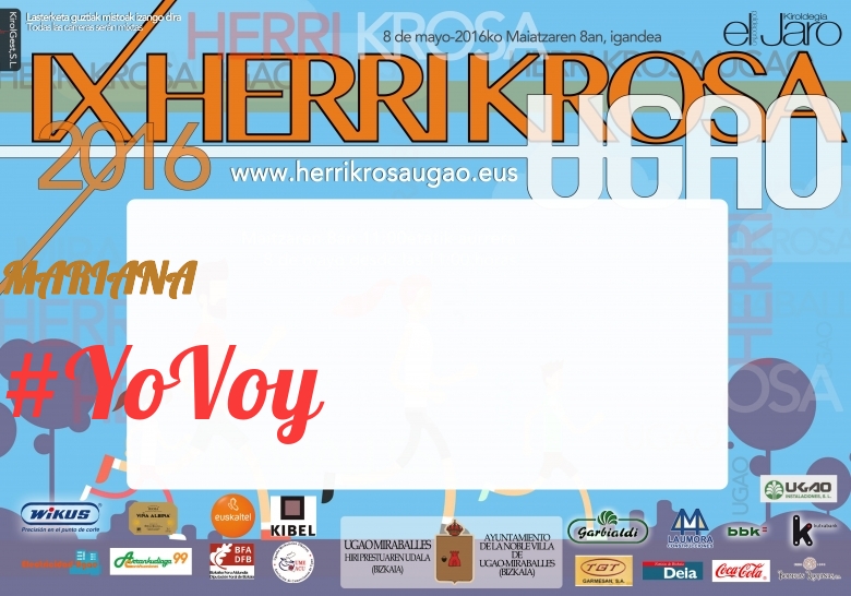 #EuVou - MARIANA (IX HERRIKROSA UGAO 2016)