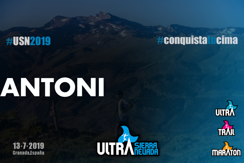 #EuVou - ANTONI (ULTRA SIERRA NEVADA  2019)