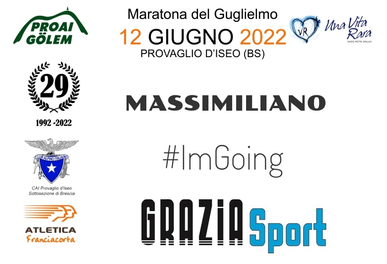 #JazGrem - MASSIMILIANO (29A ED. 2022 - PROAI GOLEM - MARATONA DEL GUGLIELMO)