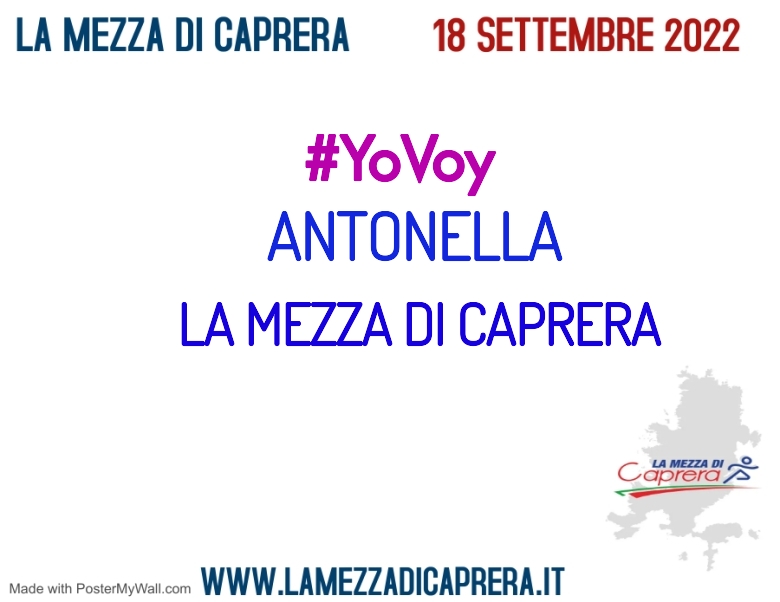 #YoVoy - ANTONELLA (LA MEZZA DI CAPRERA)