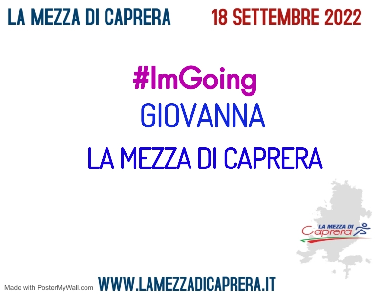 #YoVoy - GIOVANNA (LA MEZZA DI CAPRERA)