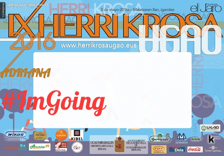 #ImGoing - ADRIANA (IX HERRIKROSA UGAO 2016)