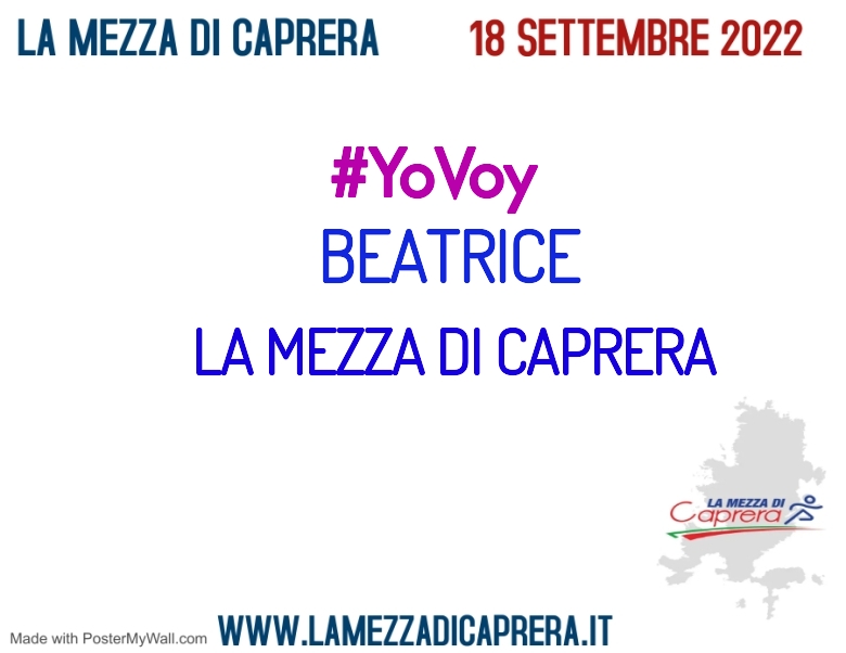 #YoVoy - BEATRICE (LA MEZZA DI CAPRERA)