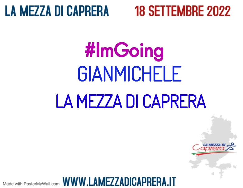 #ImGoing - GIANMICHELE (LA MEZZA DI CAPRERA)