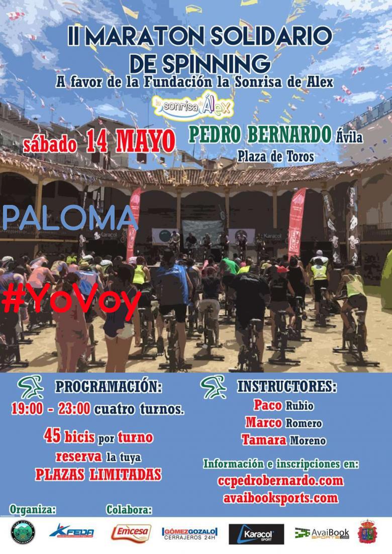 #YoVoy - PALOMA (II MARATON SOLIDARIO DE CICLO OUTDOOR)