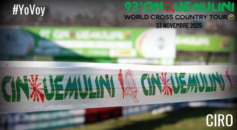 #ImGoing - CIRO (93ª CINQUEMULINI CROSS COUNTRY 2025)