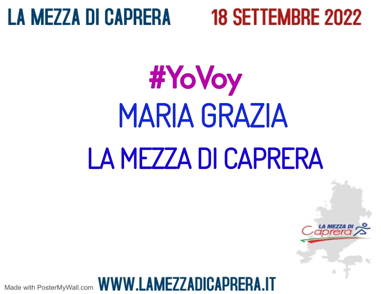 #YoVoy - MARIA GRAZIA (LA MEZZA DI CAPRERA)