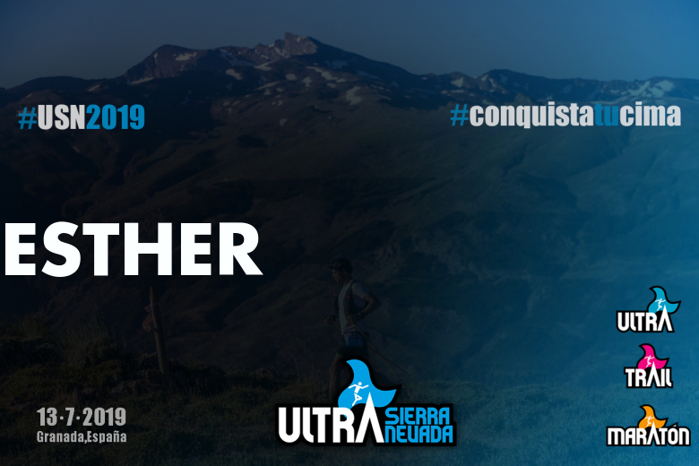#ImGoing - ESTHER (ULTRA SIERRA NEVADA  2019)
