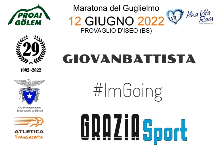 #YoVoy - GIOVANBATTISTA (29A ED. 2022 - PROAI GOLEM - MARATONA DEL GUGLIELMO)