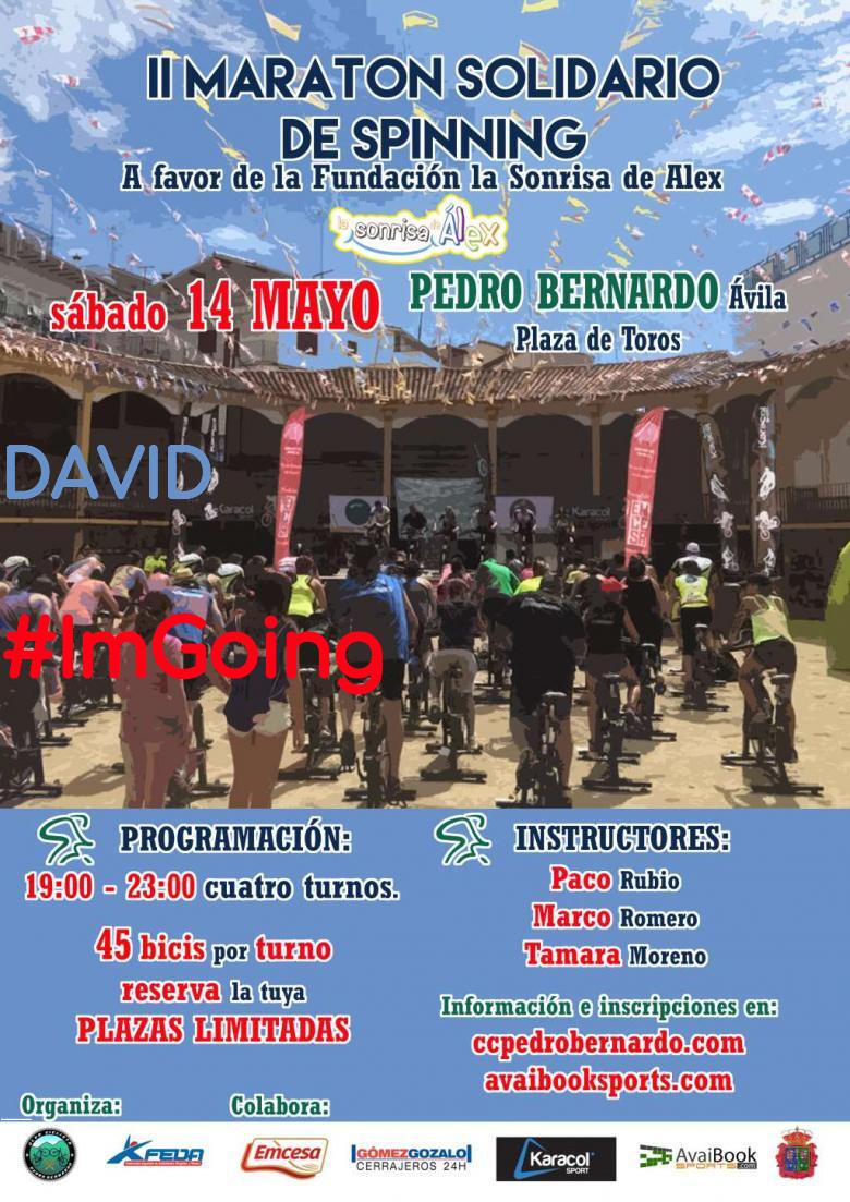 #ImGoing - DAVID  (II MARATON SOLIDARIO DE CICLO OUTDOOR)