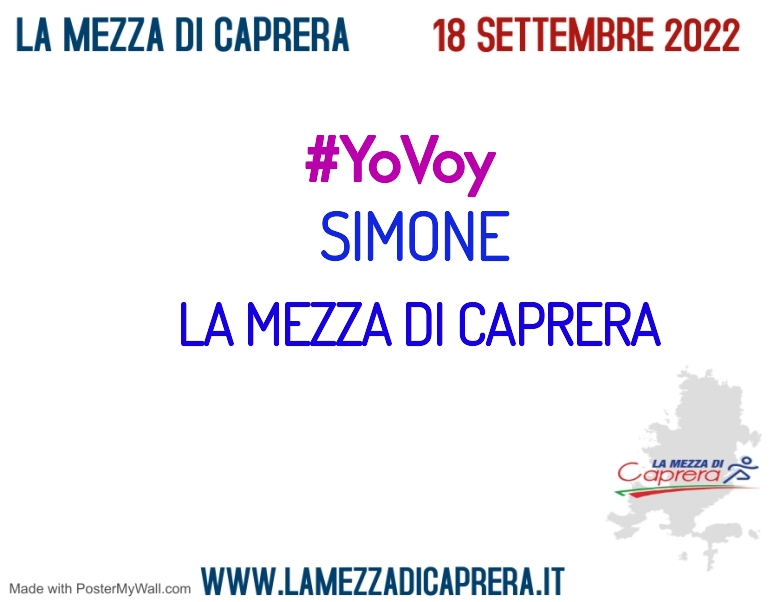 #ImGoing - SIMONE (LA MEZZA DI CAPRERA)