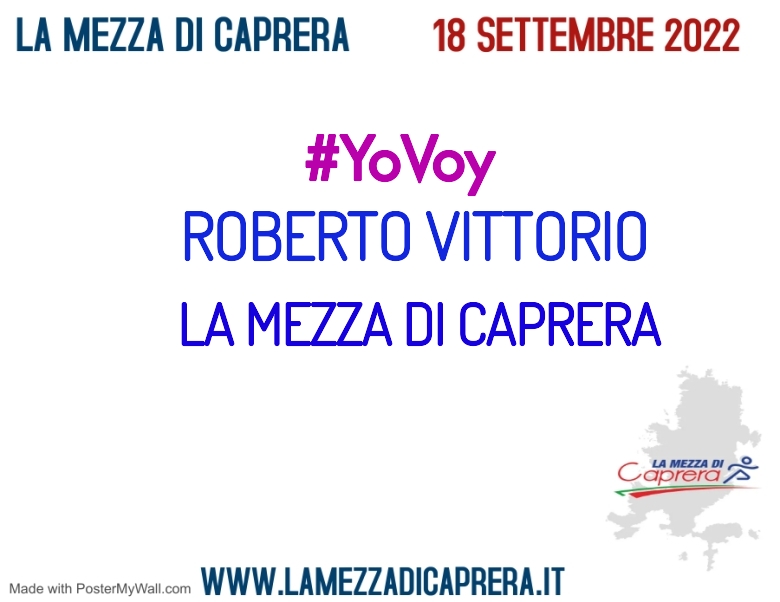 #ImGoing - ROBERTO VITTORIO (LA MEZZA DI CAPRERA)