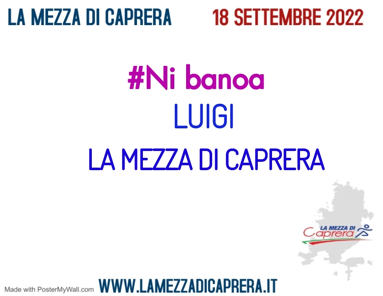 #EuVou - LUIGI (LA MEZZA DI CAPRERA)