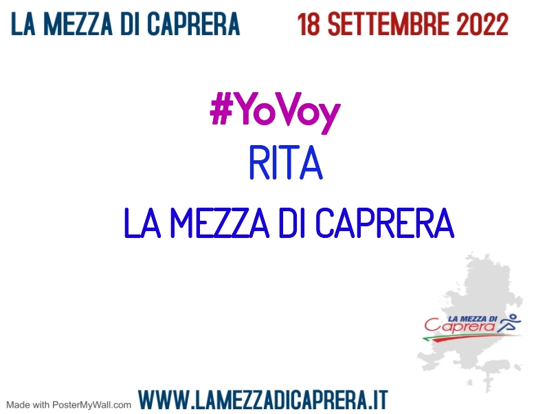 #ImGoing - RITA (LA MEZZA DI CAPRERA)