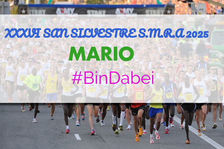 #EuVou - MARIO (XXXVI SAN SILVESTRE S.M.R.A 2025)