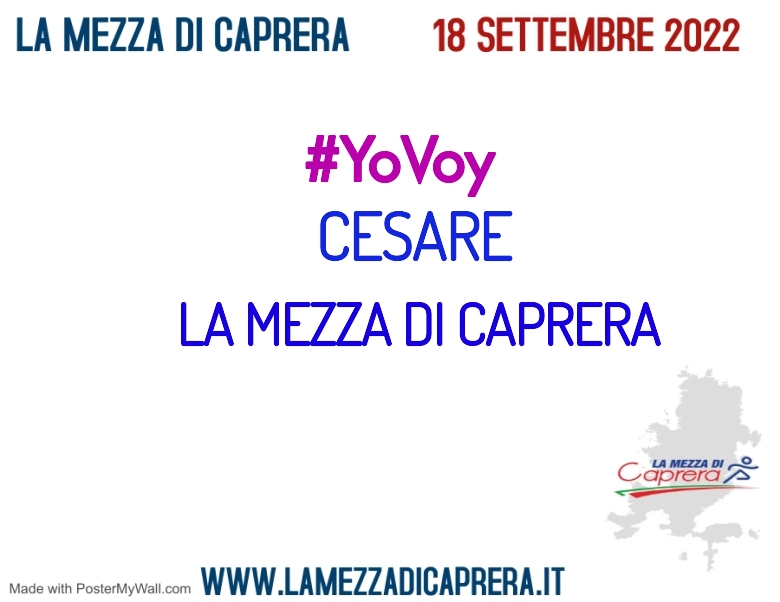 #YoVoy - CESARE (LA MEZZA DI CAPRERA)