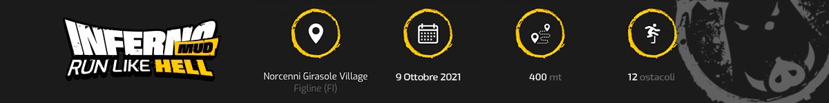 PROGRAMMA DELLA GIORNATA  - INFERNO MUD SPRINT 2021  