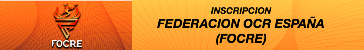 Contacta con nosotros  - INSCRIPCION FEDERACION OCR ESPAÑA (FOCRE)