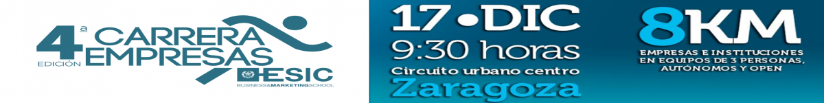 Risultati  - IV CARRERA DE LAS EMPRESAS ESIC ZARAGOZA   EQUIPOS EMPRESAS   