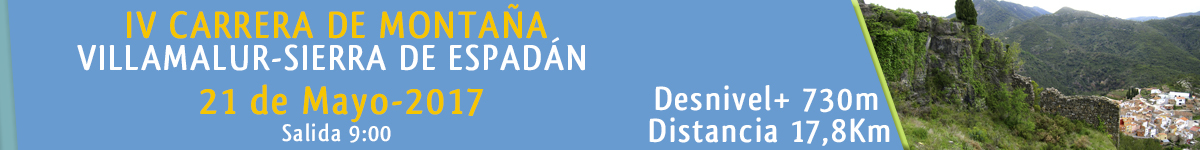 Imágenes y videos  - IV CARRERA MONTAÑA VILLAMALUR   SIERRA DE ESPADÁN