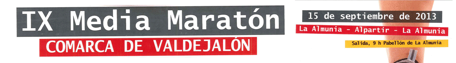 Resultados  - IX MEDIA MARATÓN COMARCA DE VALDEJALÓN