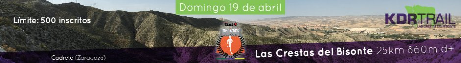 Resultados  - KDRTRAIL LAS CRESTAS DEL BISONTE