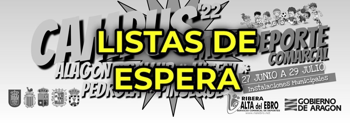 LISTA ESPERA CAMPUS DEPORTIVO COMARCAL 22 