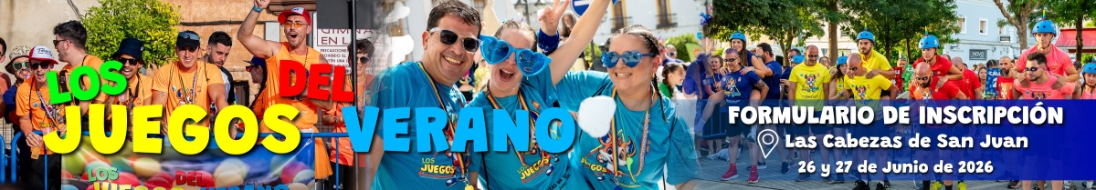 LOS JUEGOS DEL VERANO 2026   LAS CABEZAS DE SAN JUAN