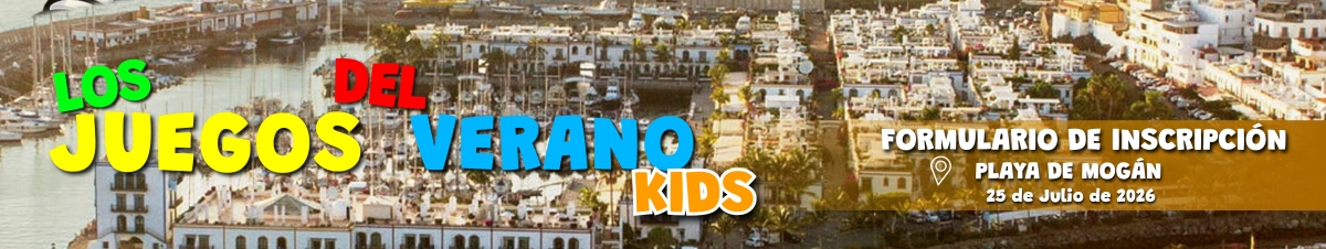 Inscripción  - LOS JUEGOS DEL VERANO KIDS  PLAYA DE MOGÁN