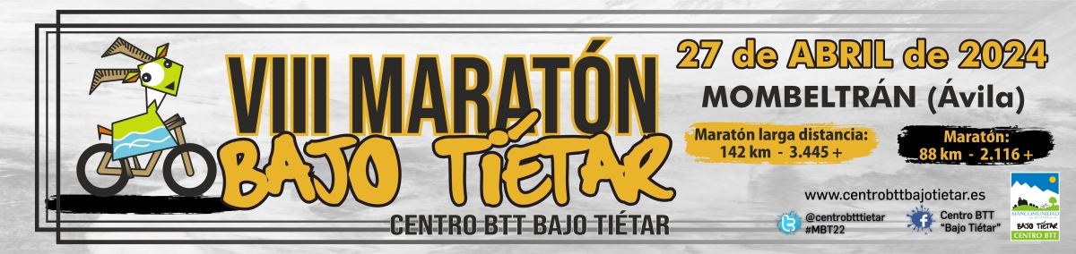 Registration - PREINSCRIPCIONES   VIII MARATÓN BAJO TIÉTAR   GREDOS SUR