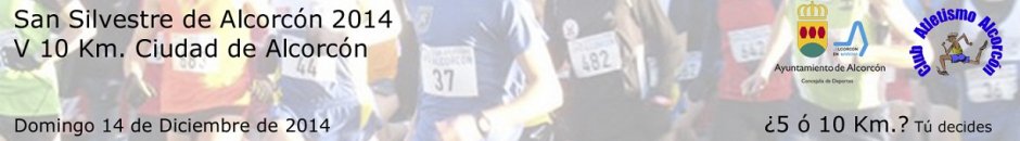 CLASIFICACIÓN  - SAN SILVESTRE DE ALCORCÓN 2014