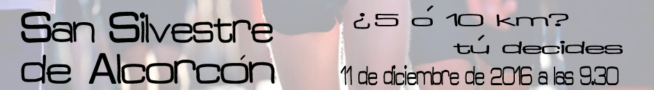 Reglament  - SAN SILVESTRE DE ALCORCÓN 2016 VII 10 KM. CIUDAD DE ALCORCÓN