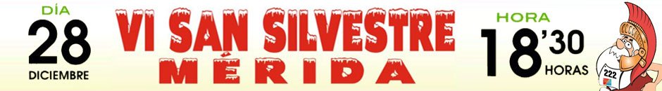 RECORRIDO  - SAN SILVESTRE DE MÉRIDA 2014