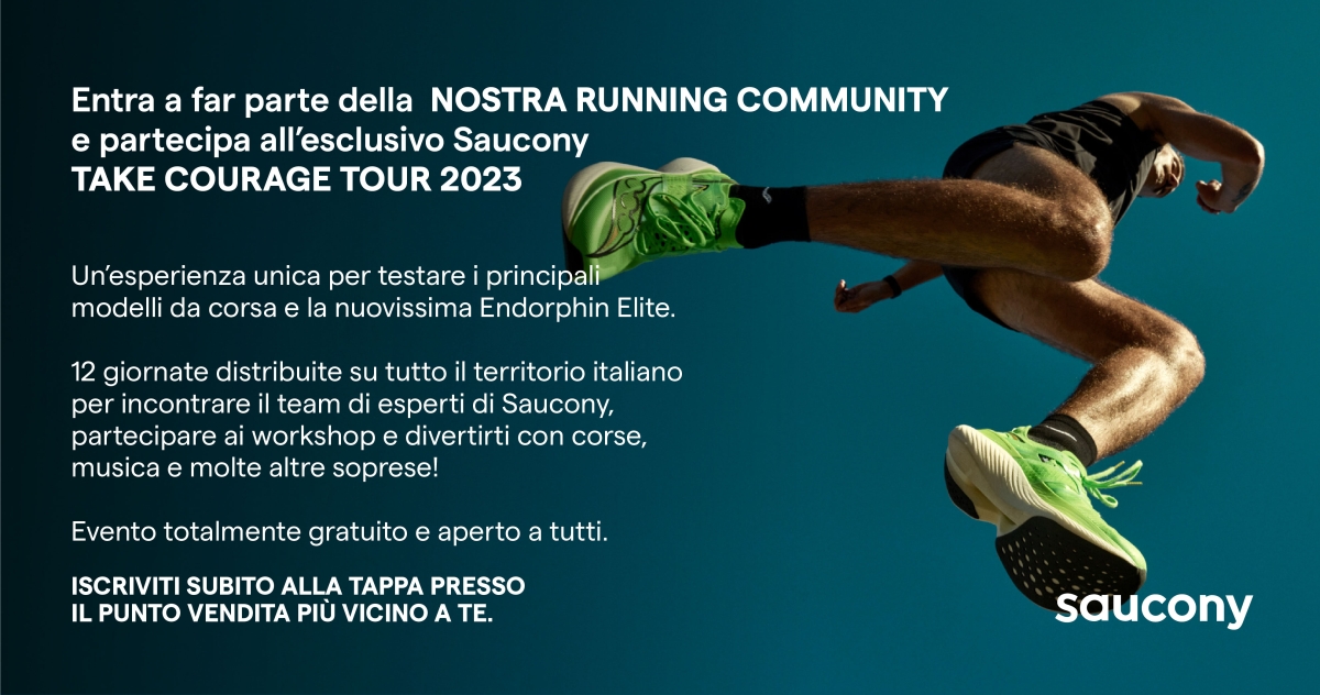 SAUCONY TAKE COURAGE TOUR   LBM