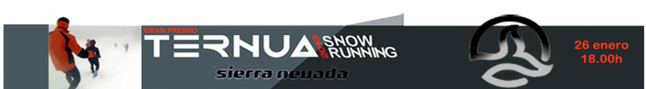 Información  - TERNUA SNOW RUNNING   SIERRA NEVADA 2013