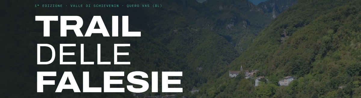 Iscrizione  - TRAIL DELLE FALESIE 1.0