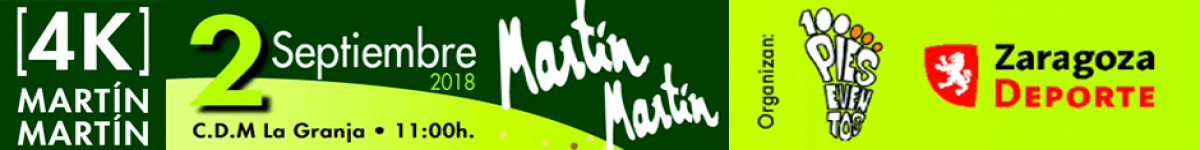 Clasificaciones - VI CARRERA MARTIN MARTIN 4K   FIESTAS SAN JOSÉ   2018 