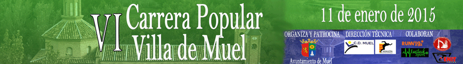 Resultados  - VI CARRERA POPULAR VILLA DE MUEL