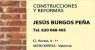 construcciones y reformas Jesus Burgos Peña