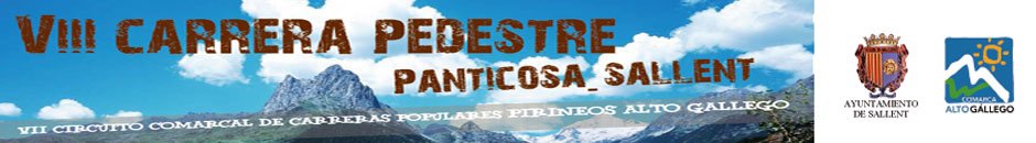 Contacta con nosotros  - VIII CARRERA PEDESTRE PANTICOSA   SALLENT