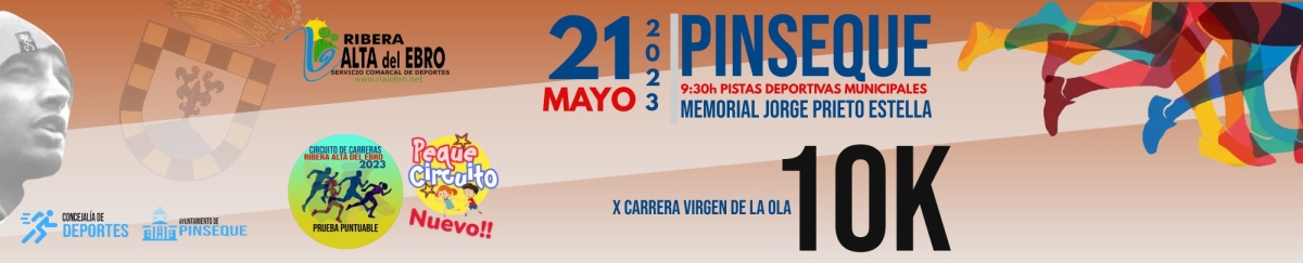 X CARRERA POPULAR VIRGEN DE LA OLA. MEMORIAL JORGE PRIETO ESTELLA. PINSEQUE