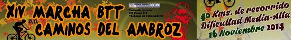 Documentos para descargar  - XIV MARCHA BTT 