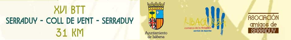 REGLAMENTO  - XVI BTT SERRADUY   COLL DE VENT    SERRADUY