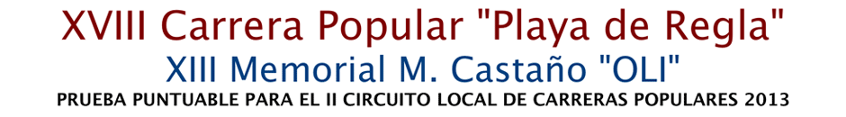 XVIII CARRERA POPULAR 