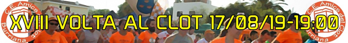 Resultados  - XVIII VOLTA AL CLOT DE BORRIANA