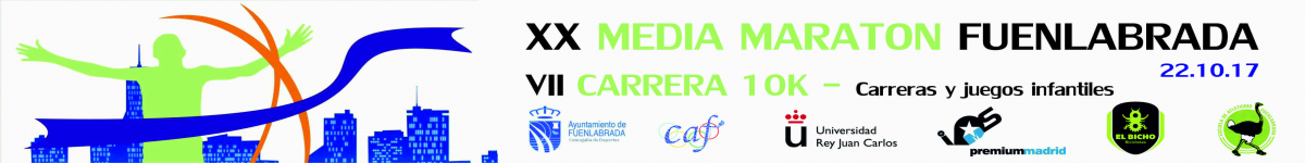 Clasificaciones - XX MEDIA MARATON DE FUENLABRADA 