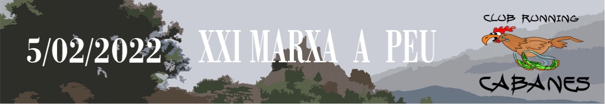 Resultats  - XXI MARXA A PEU CABANES