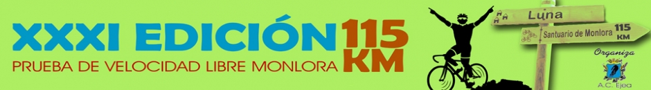 Resultats  - XXXI EDICION MONLORA   PRUEBA DE VELOCIDAD LIBRE