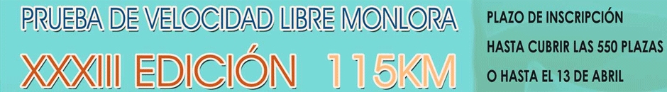 Contacta con nosotros - XXXII EDICION MONLORA   PRUEBA DE VELOCIDAD LIBRE